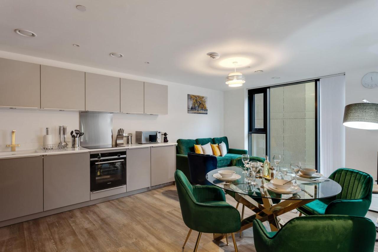 Stunning Modern 1Br Flat In Central Birmingham Exterior foto