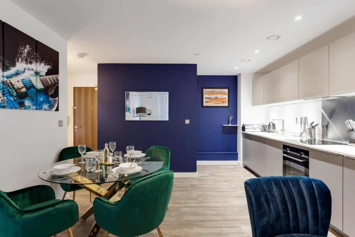 Stunning Modern 1Br Flat In Central Birmingham Exterior foto